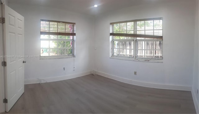 3130 SW 65th Ave, Miami, FL 33155 - empty room with wood finished floors and recessed lighting