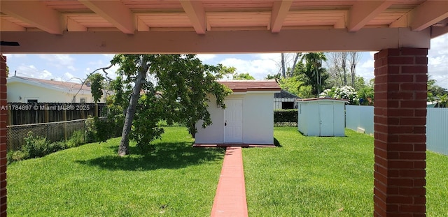 3130 SW 65th Ave, Miami, FL 33155 - view of yard featuring a storage unit