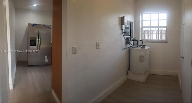 3130 SW 65th Ave, Miami, FL 33155 - hall featuring light wood-type flooring and electric water heater
