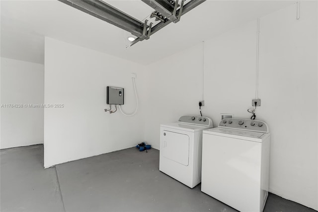 15201 SW 87th Ct, Palmetto Bay, FL 33157 - laundry area with separate washer and dryer and laundry area
