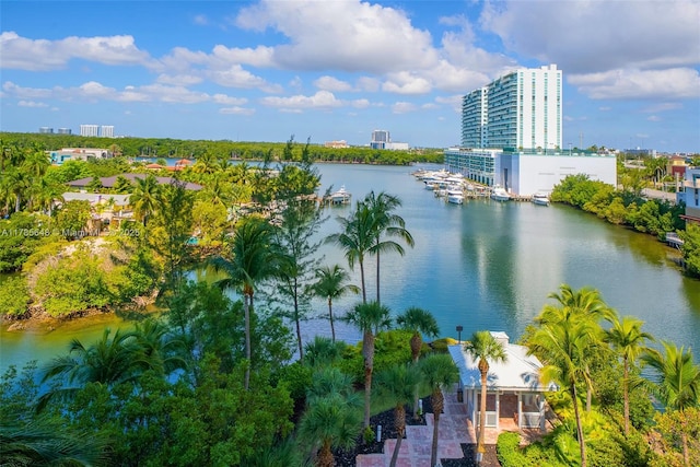 16500 Collins Ave Unit 656, Sunny Isles Beach, FL 33160 - water view with nearby urban area