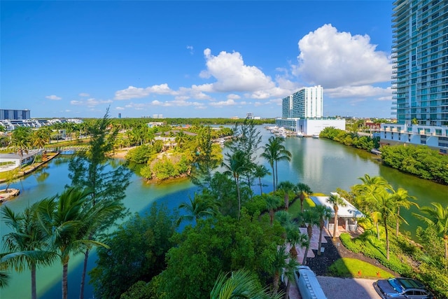 16500 Collins Ave Unit 656, Sunny Isles Beach, FL 33160 - water view with nearby urban area