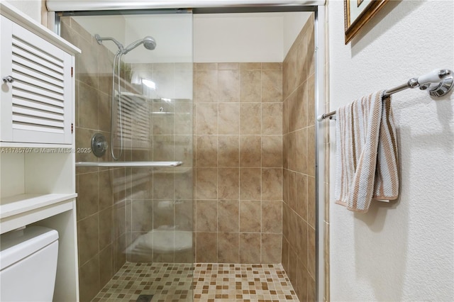 9660 S Belfort Cir Unit 207, Tamarac, FL 33321 - bathroom featuring toilet and a shower stall