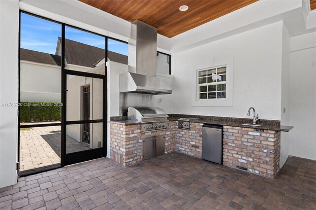 6320 Hancock Rd, Southwest Ranches, FL 33330 - unfurnished sunroom featuring a skylight and plenty of natural light