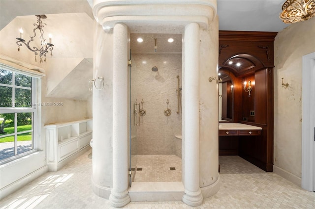 6320 Hancock Rd, Southwest Ranches, FL 33330 - full bath featuring a stall shower and toilet