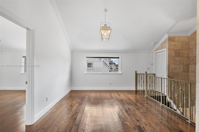 6320 Hancock Rd, Southwest Ranches, FL 33330 - unfurnished room featuring ornamental molding and wood finished floors