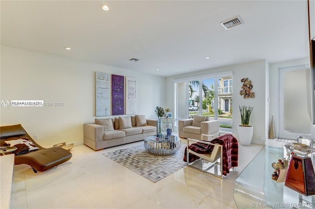 10550 NW 63rd Ter, Doral, FL 33178 - living area with visible vents and recessed lighting