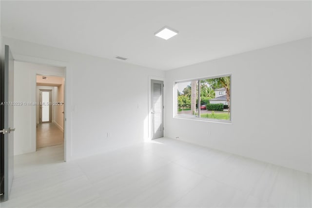 view of unfurnished room