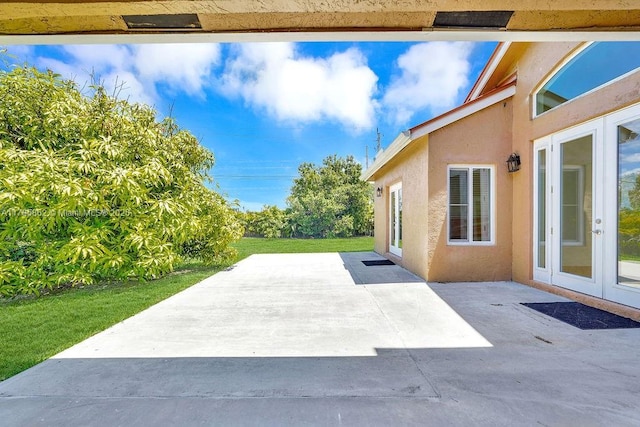 11201 SW 1st St, Plantation, FL 33325 - view of patio with french doors