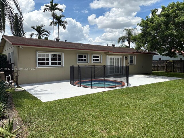 12021 SW 119th St, Miami, FL 33186 - living area featuring tile patterned floors and ceiling fan