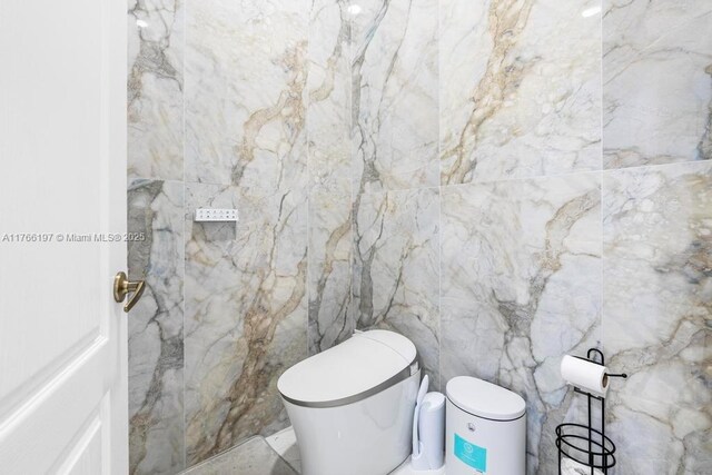 half bathroom with toilet