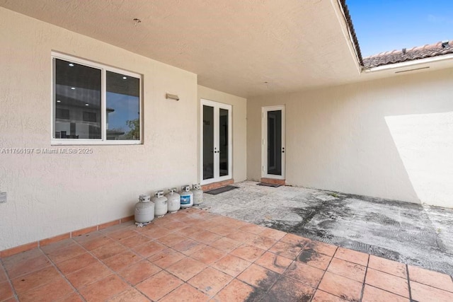 view of patio / terrace with french doors