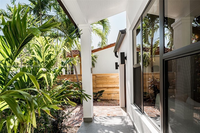 751 NE 80th St, Miami, FL 33138 - view of patio featuring fence