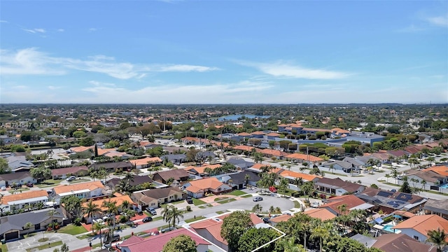 bird's eye view featuring a residential view