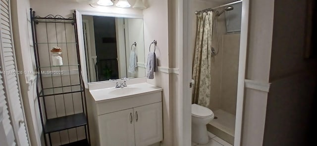 8255 SW 152nd Ave Unit E-410, Miami, FL 33193 - bathroom with vanity, a shower stall, and toilet