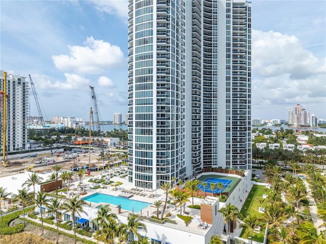 18911 Collins Ave Unit 405, Sunny Isles Beach, FL 33160 - view of building exterior with a view of city