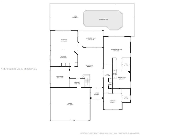 13063 NW 11th Ct, Sunrise, FL 33323 - property floor plan