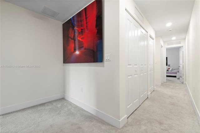 8292 NW 43rd St, Doral, FL 33166 - hallway with carpet and recessed lighting