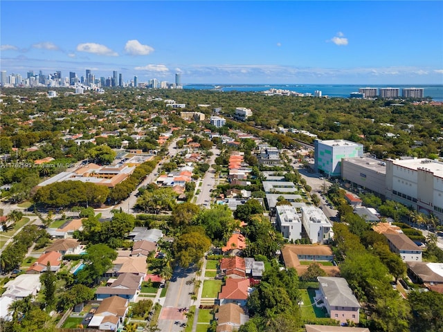 2501 SW 27th St Unit 6, Miami, FL 33133 - bird's eye view featuring a city view and a water view
