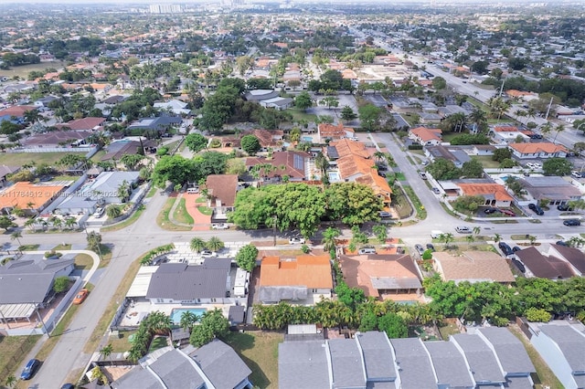 drone / aerial view featuring a residential view