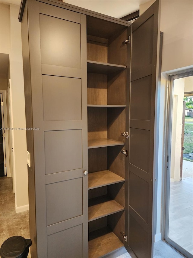 view of closet