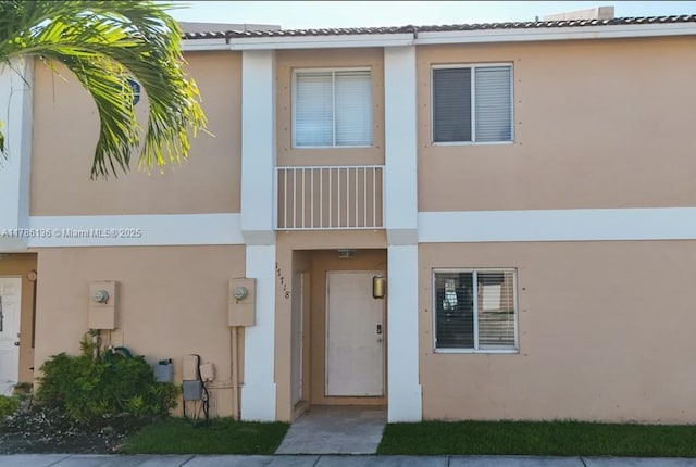multi unit property with stucco siding