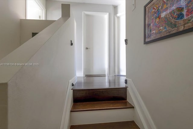 view of staircase