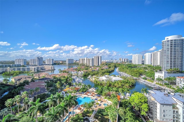 2000 Island Blvd Unit 1704, Aventura, FL 33160 - bird's eye view with a city view and a water view