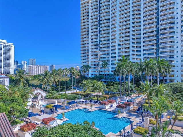 2000 Island Blvd Unit 1704, Aventura, FL 33160 - community pool with a patio and a view of city
