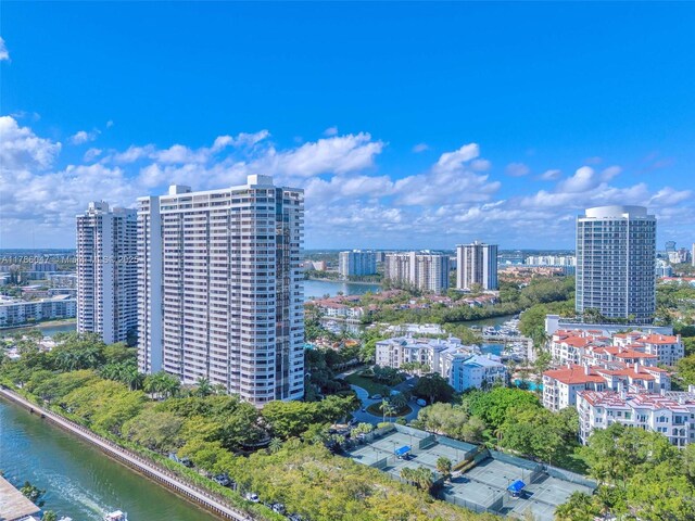 2000 Island Blvd Unit 1704, Aventura, FL 33160 - bird's eye view with a water view and a city view