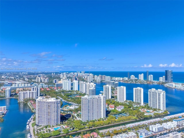 2000 Island Blvd Unit 1704, Aventura, FL 33160 - birds eye view of property with a city view and a water view