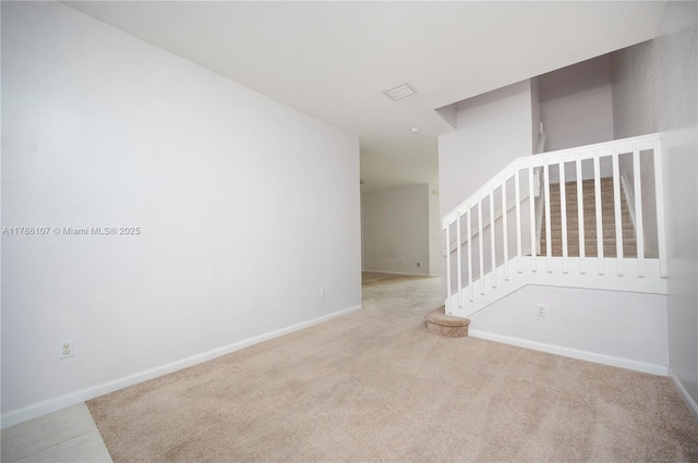 445 NE 21st Ave, Homestead, FL 33033 - unfurnished room with carpet flooring and stairs