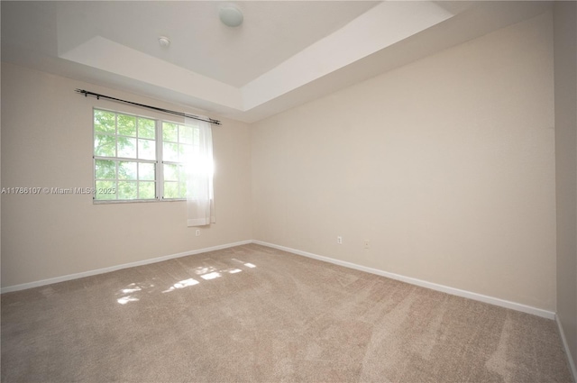445 NE 21st Ave, Homestead, FL 33033 - empty room with carpet flooring and a raised ceiling