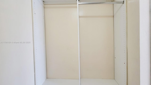 view of closet