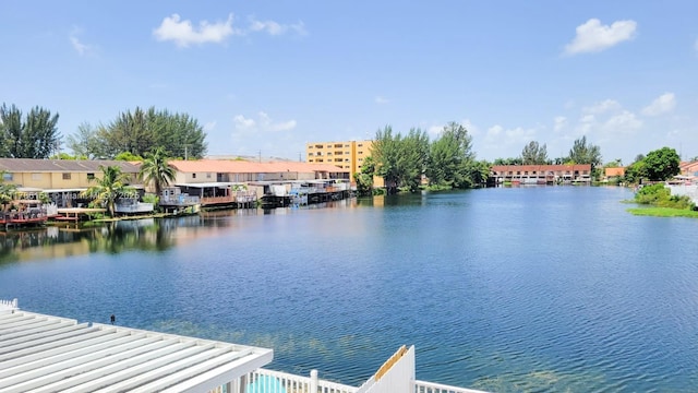 property view of water