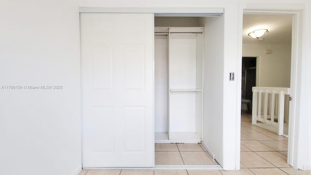 view of closet