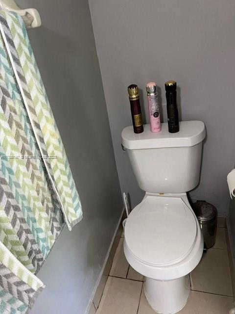 12045 SW 18th St Unit 1-42, Miami, FL 33175 - bathroom featuring toilet and tile patterned floors