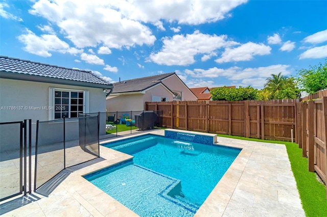 8612 SW 159th Pl, Miami, FL 33193 - view of pool with a patio and a fenced backyard