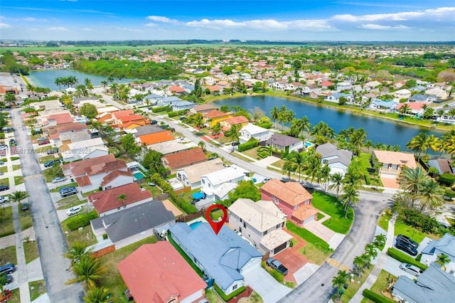 8612 SW 159th Pl, Miami, FL 33193 - aerial perspective of suburban area with a nearby body of water