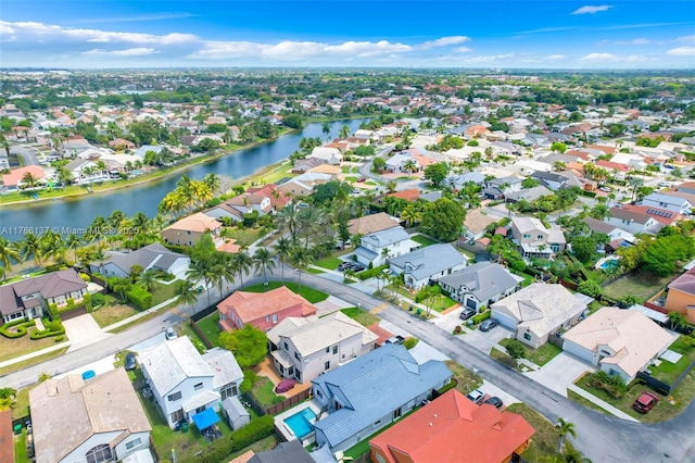 8612 SW 159th Pl, Miami, FL 33193 - aerial view of residential area with a nearby body of water