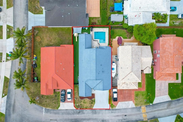 8612 SW 159th Pl, Miami, FL 33193 - aerial overview of property's location featuring property parcel outlined