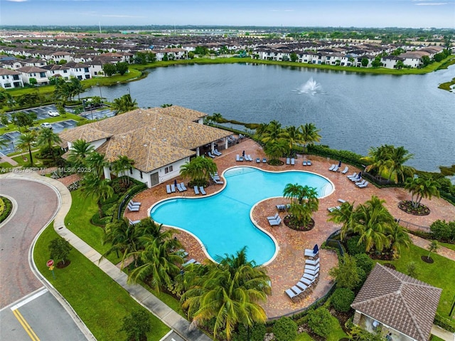 9231 W 32nd Ln, Hialeah, FL 33018 - community pool with a water view and a residential view