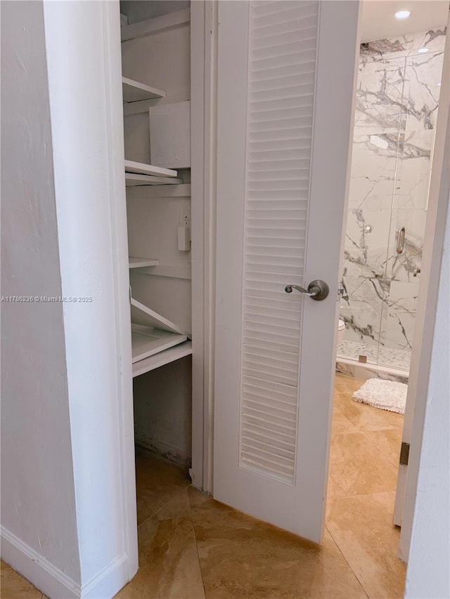 view of closet
