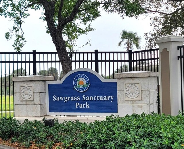 294 Las Brisas Cir, Sunrise, FL 33326 - view of community sign