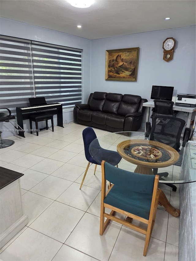 12585 NE Miami Ct, North Miami, FL 33161 - living room with tile patterned floors