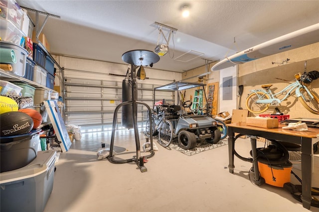 1454 Newhaven Point Ln, West Palm Beach, FL 33411 - garage featuring a garage door opener and electric panel
