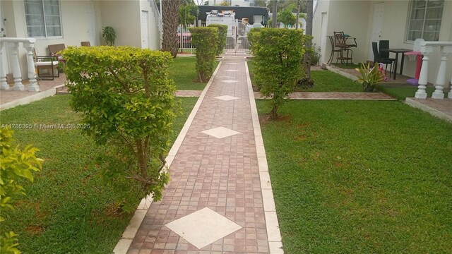 1950 Biarritz Dr Unit 1, Miami Beach, FL 33141 - view of grassy yard