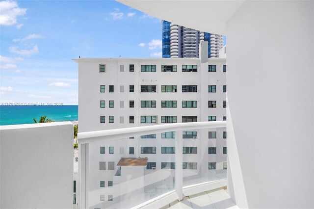 6365 Collins Ave Unit 805, Miami Beach, FL 33141 - exterior space featuring a water view