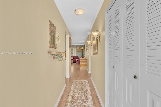 14898 Wildflower Ln Unit 0, Delray Beach, FL 33446 - corridor featuring wood finished floors and baseboards