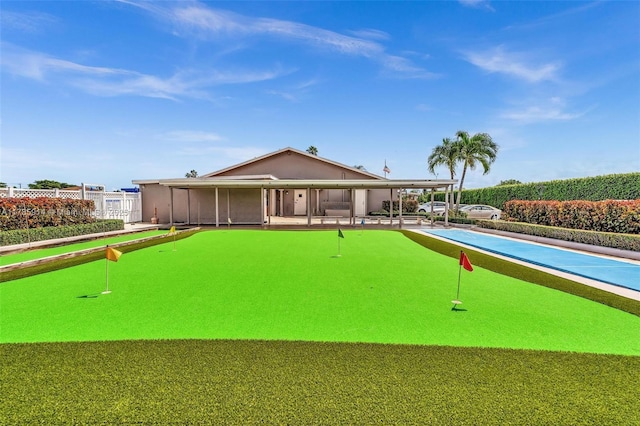 14898 Wildflower Ln Unit 0, Delray Beach, FL 33446 - view of home's community featuring an area to practice putting